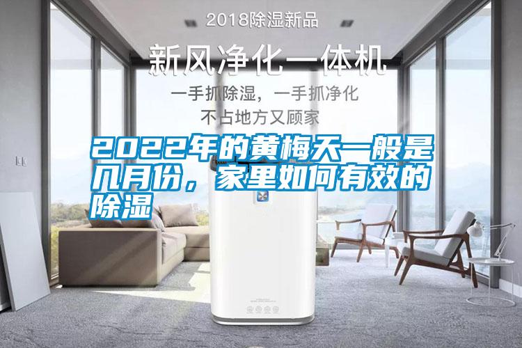 2022年的黄梅天一般是几月份，家里如何有效的除湿