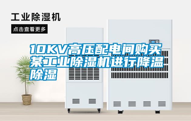 10KV高压配电间购买某工业除湿机进行降温除湿