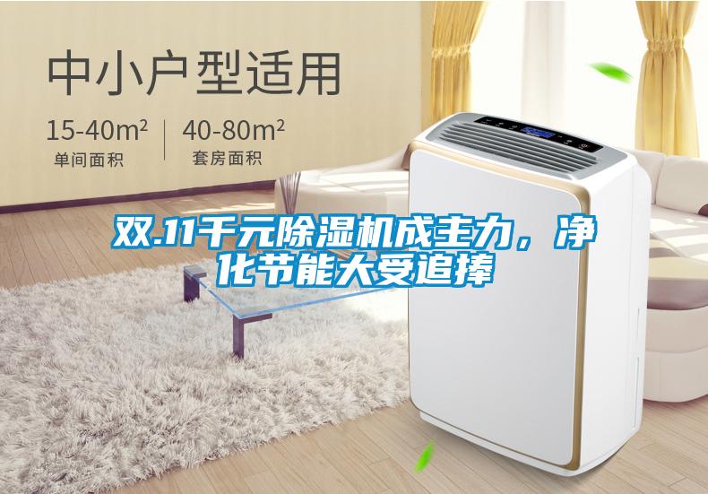 双.11千元除湿机成主力，净化节能大受追捧