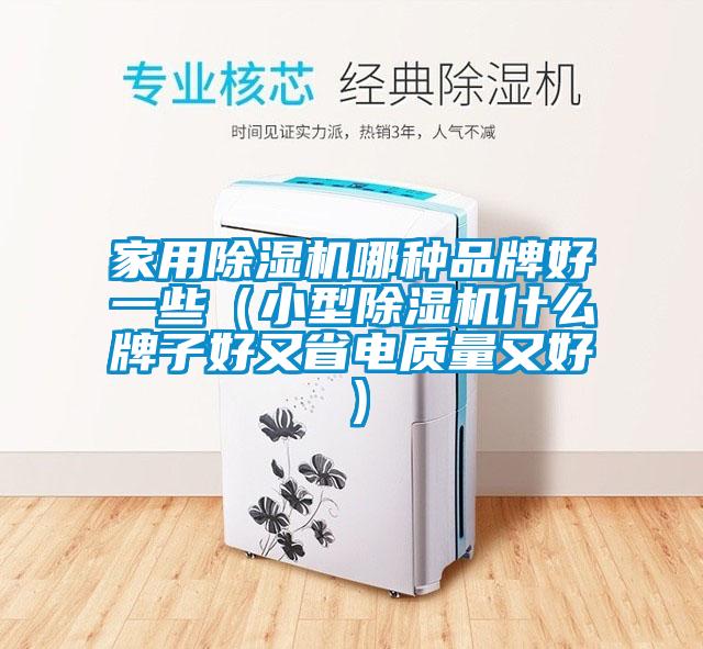 家用除湿机哪种品牌好一些（小型除湿机什么牌子好又省电质量又好）