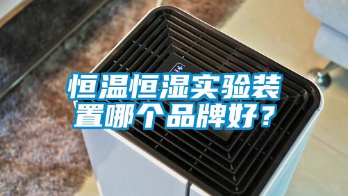 恒温恒湿实验装置哪个品牌好？