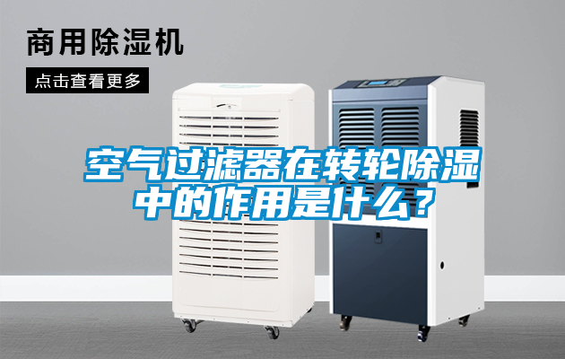 空气过滤器在转轮除湿中的作用是什么？