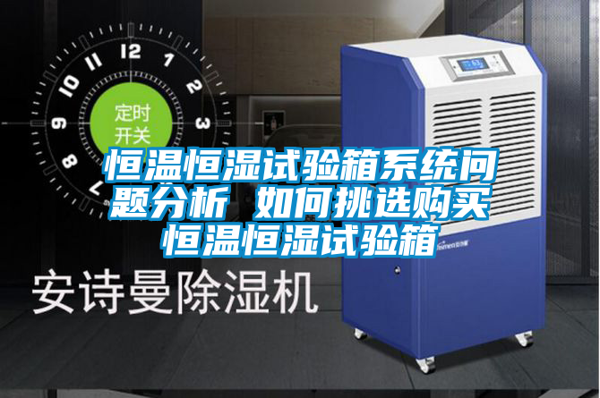 恒温恒湿试验箱系统问题分析 如何挑选购买恒温恒湿试验箱