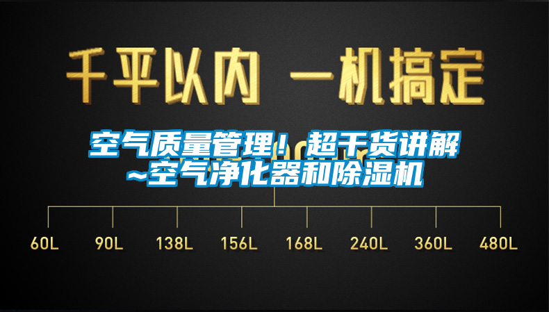 空气质量管理！超干货讲解~空气净化器和除湿机