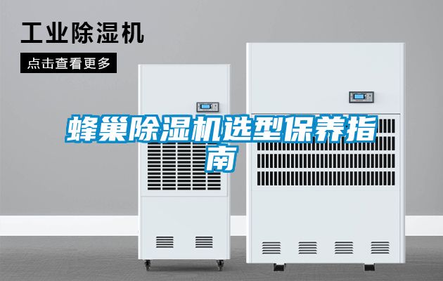 蜂巢除湿机选型保养指南