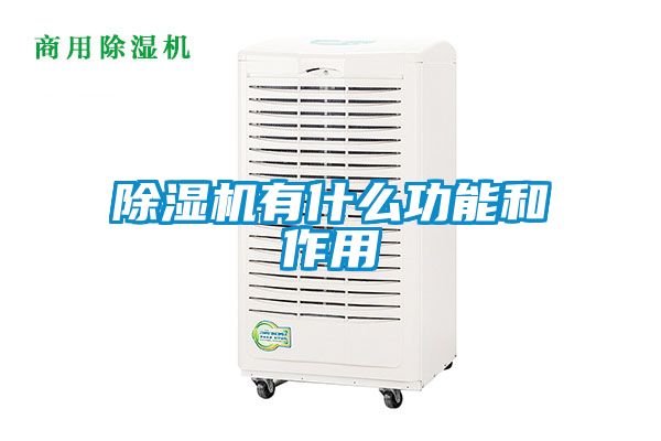 除湿机有什么功能和作用